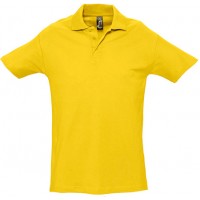 POLO PIQUÉ M/M 3 BOT SPRING AMARELO 